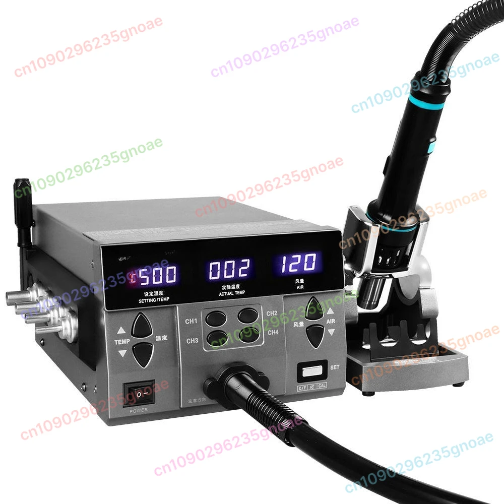 

Hot Air Gun 1300W Digital Rework Station 8630Pro for Phone PCB Laptop Repair Desoldering Soldering Iron with Nozzle