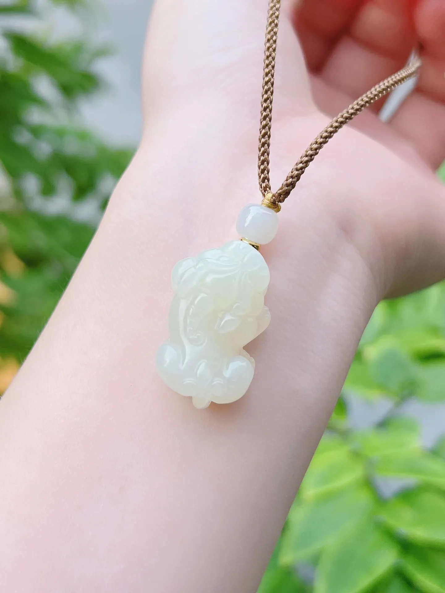 Exquisite Hetian jade Pixiu Pendant Jewelry 8004#