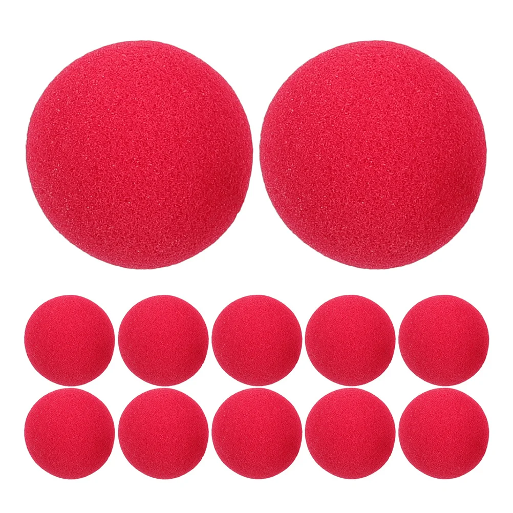 

12Pcs Mini Red Sponge Clown Nose Costume Accessory for Halloween Circus Theme Party Favors Props Clown Costumes for Women