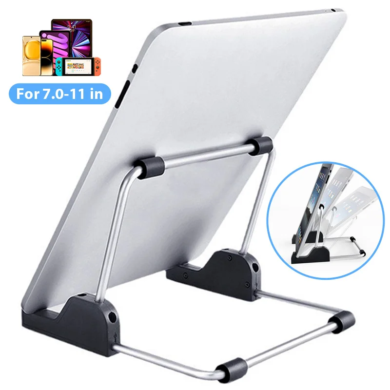 Tablet Holder Stand Super Light Universal Stand Foldable Adjustable Aluminum Holder Stand for Ipad Samsung Tablet Accessories