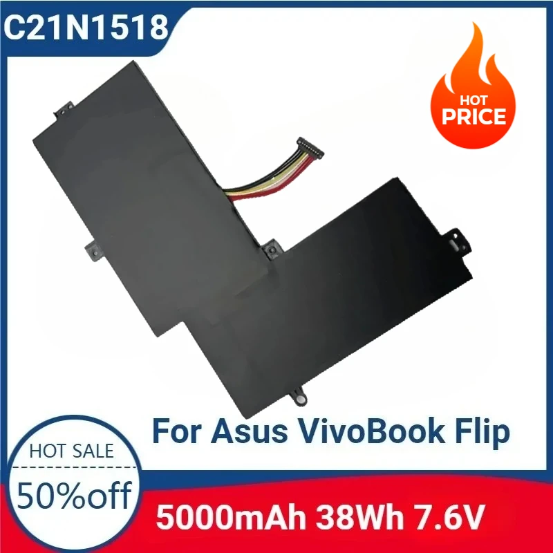 Для C21N1518 TP501UA-1A 38WH 7,6 В аккумулятор для ноутбука Asus VivoBook Flip TP501UB TP501UA TP501 TP501UQ Series TP501UA-CJ016T Для C21N1518 TP501UA-1A 38WH 7,6 В аккумулятор для ноутбука Asus VivoBook Flip TP501UB TP501UA TP501 TP501UQ Series TP501UA-CJ016T