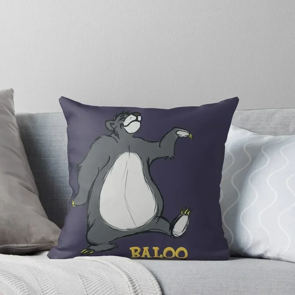 Baloo Throw Pillow Sofa Decorative Covers christmas ornaments 2025 Christmas Pillow Pillow Decor