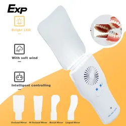 Espelho Anti-fog Automático Dental para Fotografia Oral Refletor Desembaçamento Espelho Ortodôntico Bucal Oclusal Lingual Suprimentos Dentais