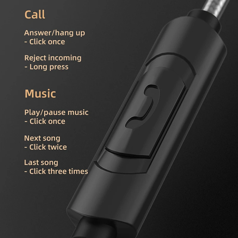 Tai Nghe Thể Thao Có Mic Hifi 3.5 Mm Tai Tai Nghe Móc Tai Tai Nghe Loại Bỏ Tiếng Ồn Tai Nghe Nhét Tai Meizu Xiaomi Huawei iphone