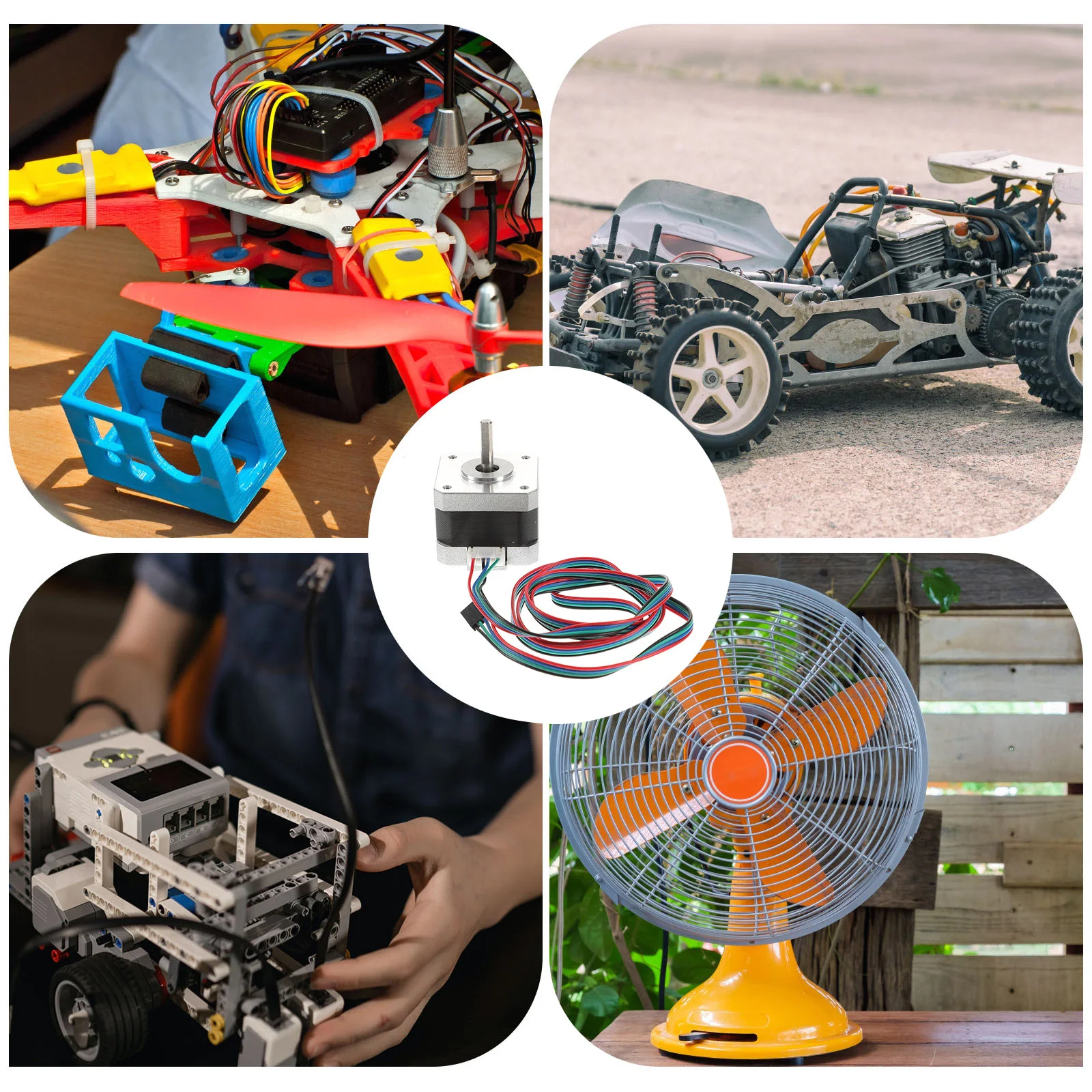 

Brushless Dc Motor Copper Core Low Noise Speed Regulation Portable Stable Output DIY 3D Printers Machines