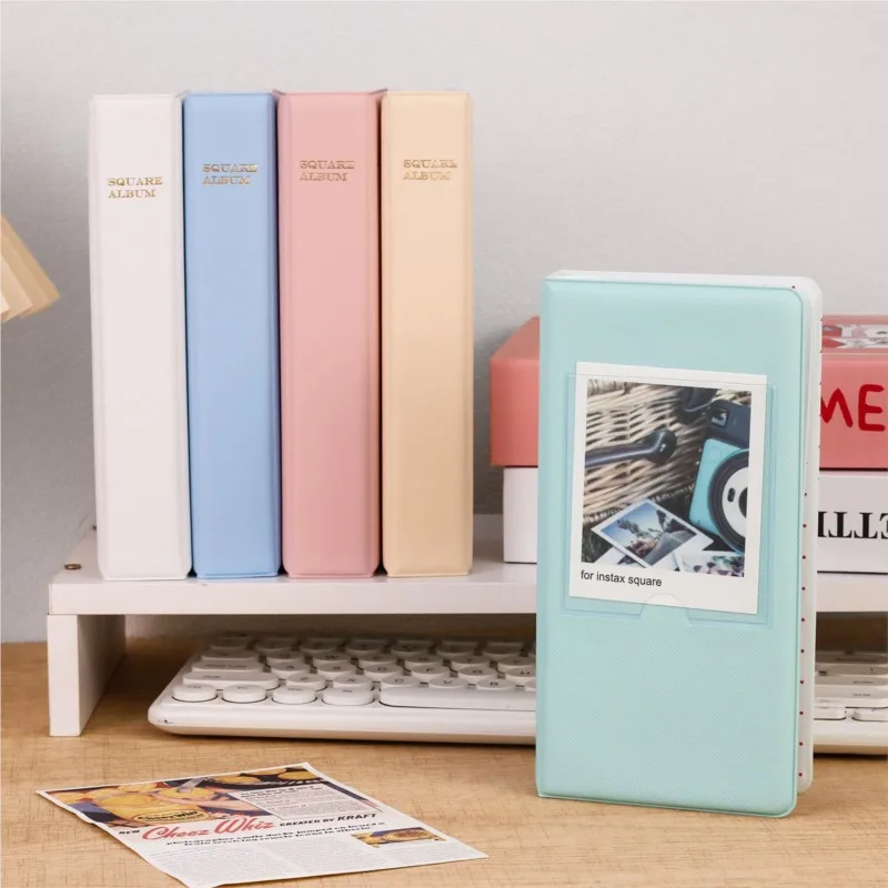 Photo Album Book for Fujifilm Instax Square SQ20/SQ10/SQ6/SP3 With 64 Pockets Picture Wedding Birthday Memorial Gift Album