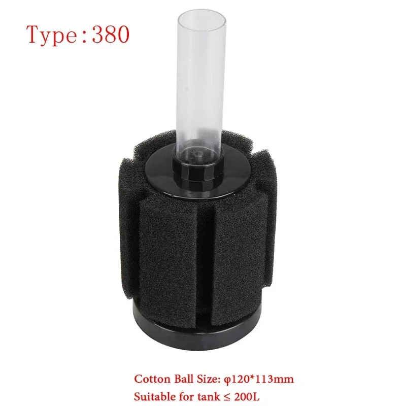 XY-280/380 Bio Sponge Filter Air Water Pond Pump Aquarium Filter Fish Tank Breeding Accessories Plastic Cleaning Tool with Box