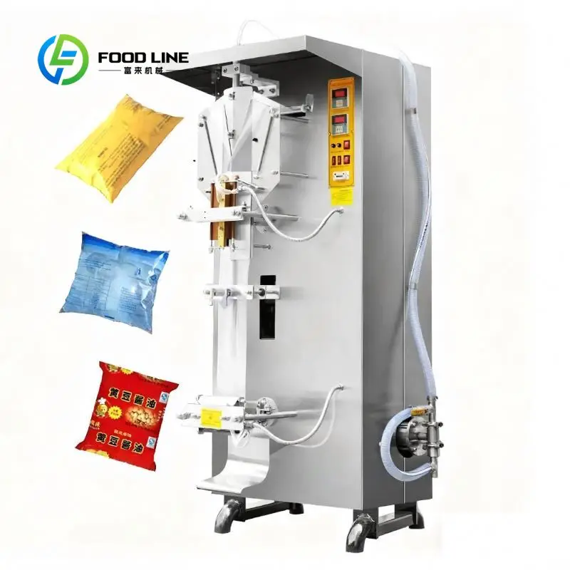 Pure Water Sachet Packaging Machine Cutting Bag Filling Sealing Automatic Liquid Packer Low Price Customizable customized
