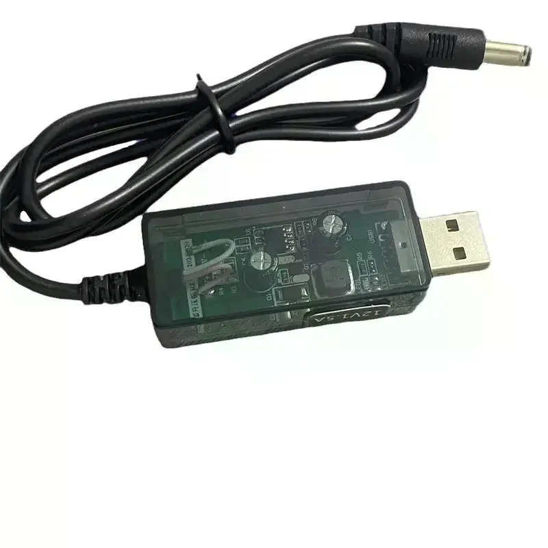 USB Step Up Converter Cable DC 5V to 12V 1.5A Waterproof Boost Adapter 1Pcs for Outdoor Camping Use