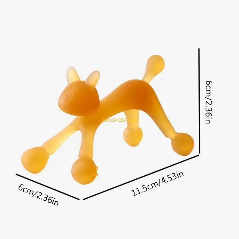 لعبة WXTD Leagh for Baby على شكل لعبة Teother Toy Silicone Baby Teether Silicone Teether teether للأطفال الصغار الأطفال