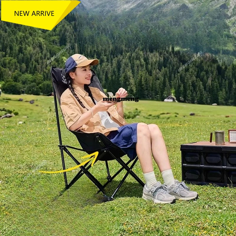 

M138 Women Portable Camping Chair Relax Black Fishing Garden Beach Chair Equipment Backrest Silla Playa Plegables Outdoor Furnit