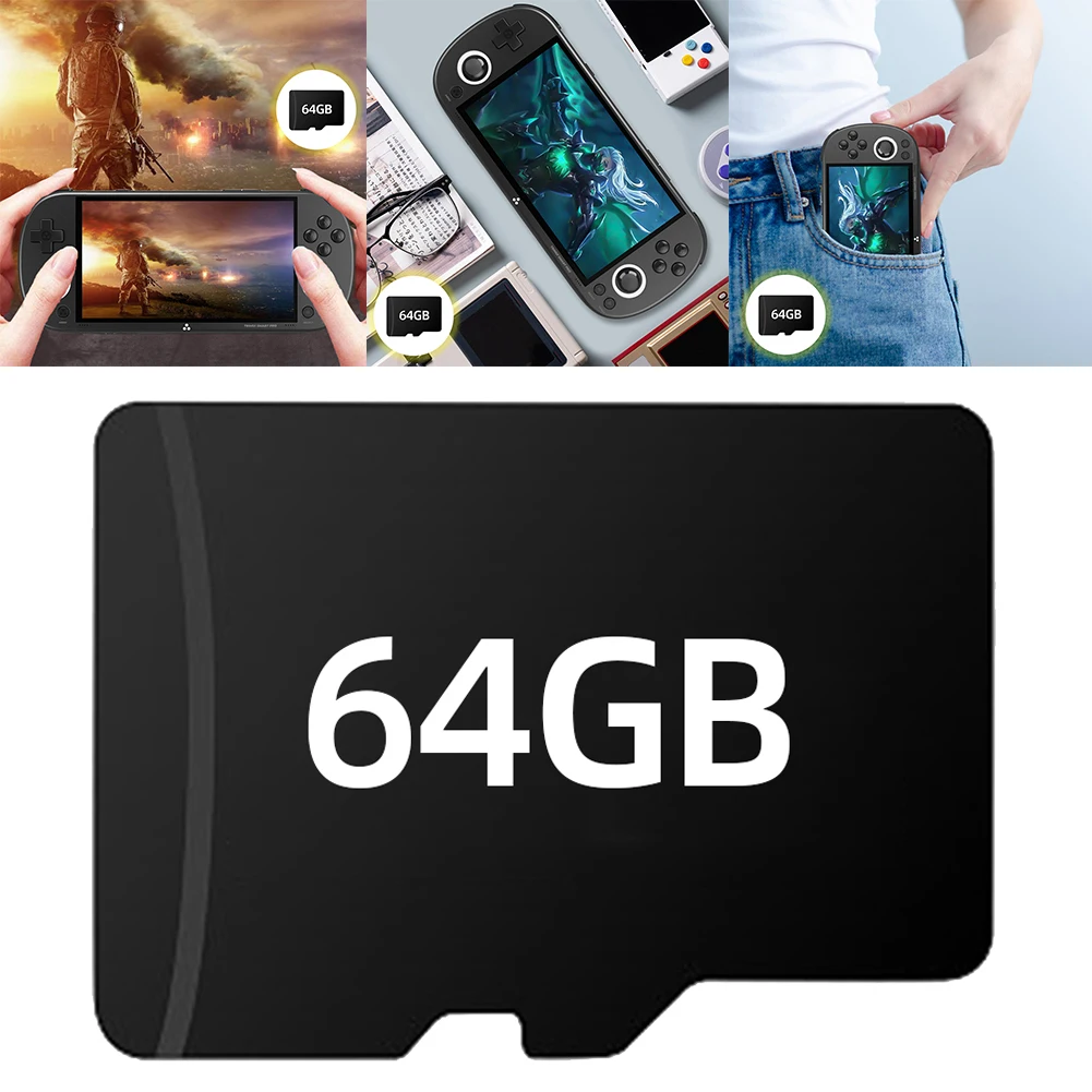 64/128/256GB Game Card Built-in 10000+/20000+/30000+ Game Gaming Memory Card for TRIMUI Smart Pro Handheld Game Console