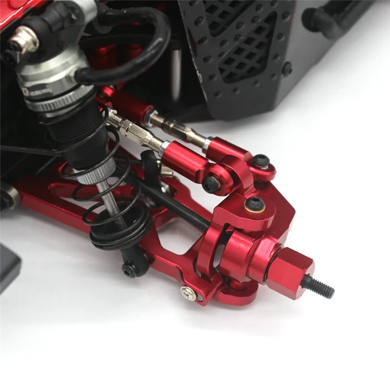 Adaptador de cubo sextavado de roda de metal 12mm para -10 DBX10 1/10 RC Car Upgrades Peças Acessórios, cinza