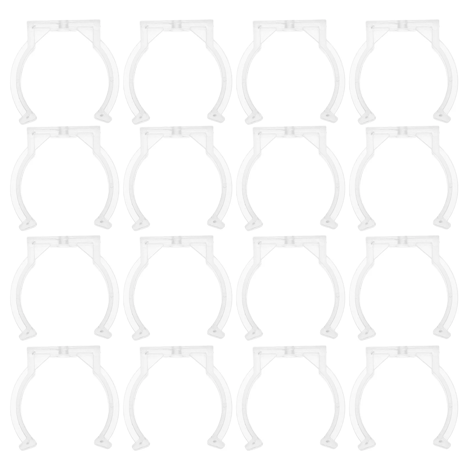 

20pcs Lamp Tube Clips Plastic Led Fluorescent Tube Clamps Fixing Mounting Brackets For Indoor Outdoor Lighting Tool Parts