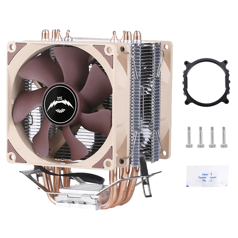 Main Engine Processor Cooler Air-cooled 4 Heat Pipe CPU Cooling Fan Suitable For Installing LGA2011 x79 x99 e5 2099 2066 AMD