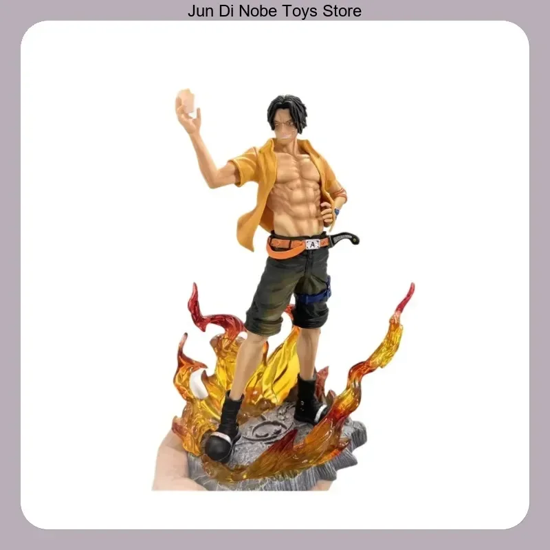 

Ace One Piece Fire Standing Pose 27cm Anime Figure Statue Model, Collection Desktop Decoration Ornament Toy Gift for Fans