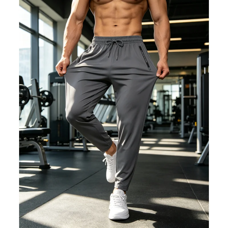 Men Casual Sports Pants, Spring Summer Trendy Trousers for Fishing, Jogging, Training, Hiking, Football, Perfect Gift for Men image 3