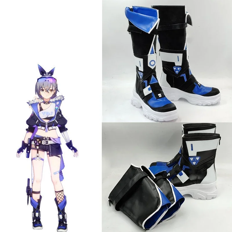 

Honkai: Star Rai cosplay boots game Silver Wolf shoes