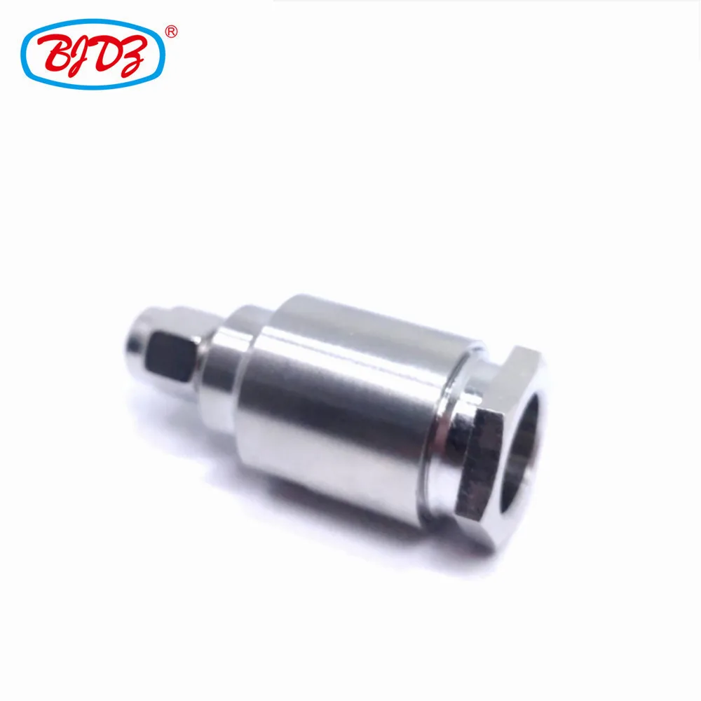 Free Shipping 2pcs RPSMA male clamp Connector For RG214 Cable