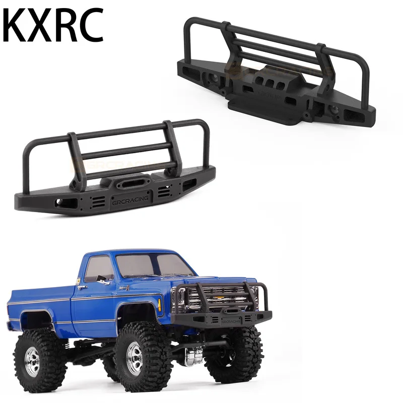 Pare-chocs avant en plastique pour voiture RC Inoler, accessoires d'impression 3D, pièces de mise à niveau, 1/18, Traxxas TRX4M Chevrolet K10 Wilderness