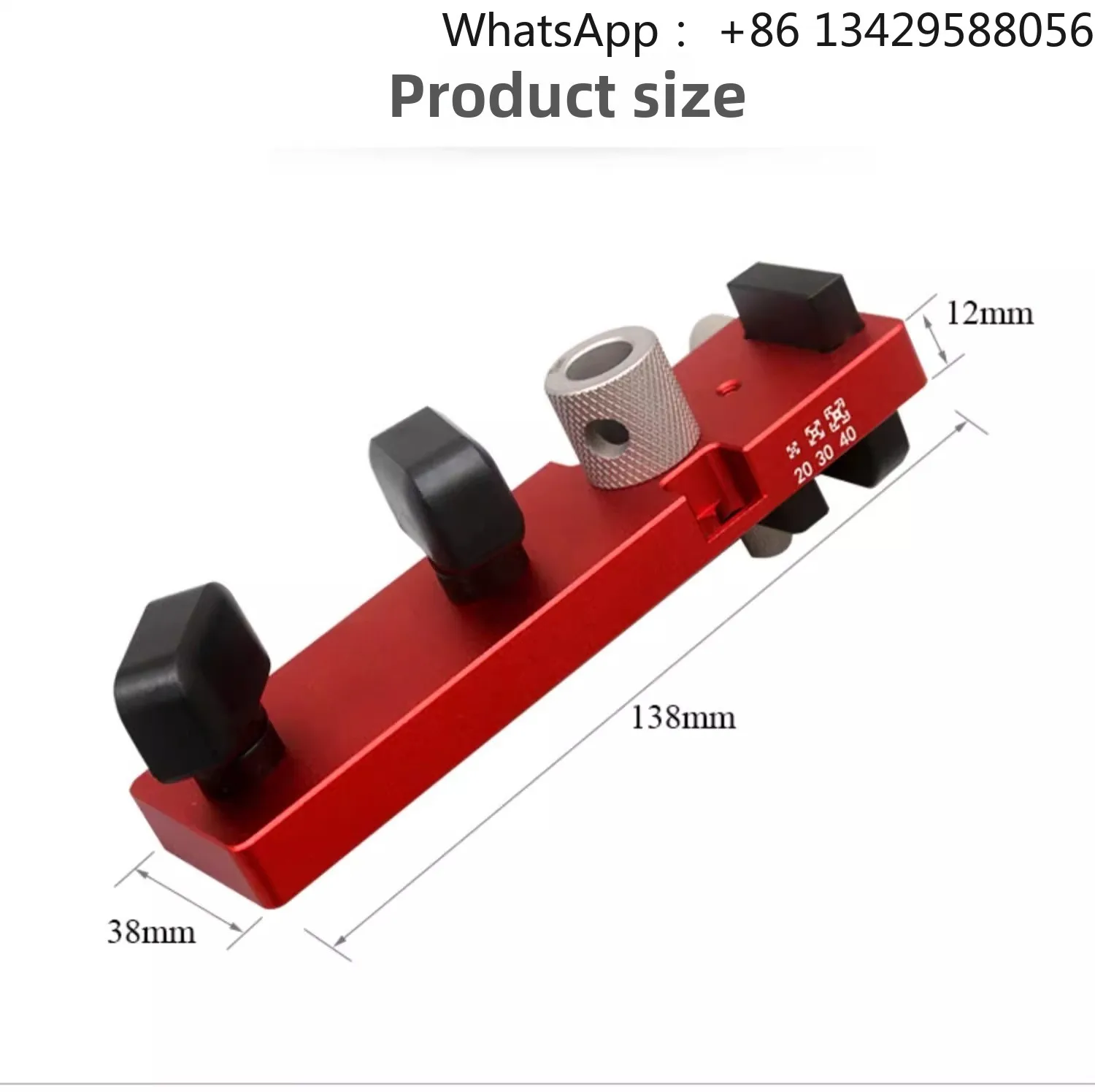 Aluminum Profile Drilling Jig, Quick Positioning Tapping Tool for 203040 DIY Furniture
