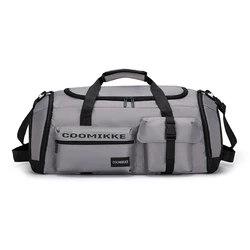 Bolsa de viaje con separación en seco y húmedo para hombre y mujer, Mochila deportiva de Fitness, bolsas de lona de negocios, bolsillo para zapatos de gran capacidad, Y55A