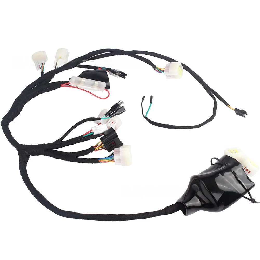 For Various Riding Conditions Wiring Harness Stable Signal Transmission Wiring Harness Rubber-Copper Construction