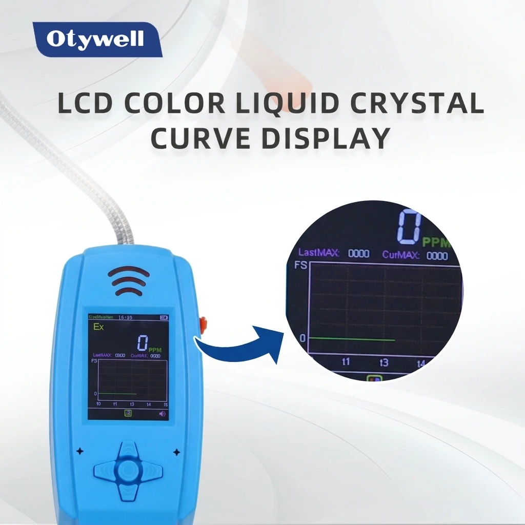 R404a Freon Refrigerant  Leak Detector Portable Halogen AC Leakage Tester CE ATEX Certified with Pump Sound Light Alarm