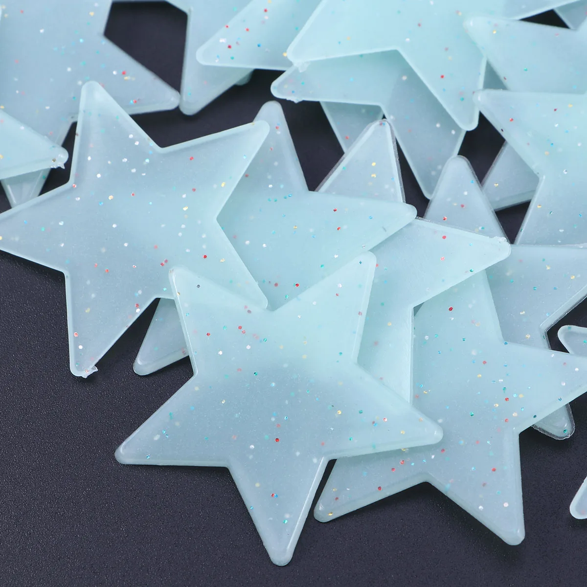 

100Pcs Luminous Star Stickers Romantic Wall Decals for Bedroom Living Room Dining Room Waterproof Easy to Handle