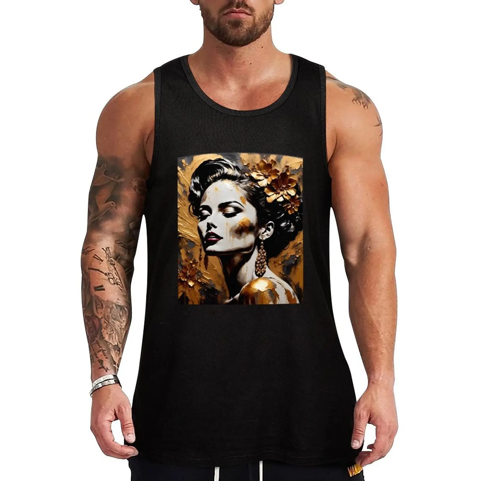 Golden Splendor 16 Tank Top Rugged Tank Top Workwear Chemise sans manches décontractée