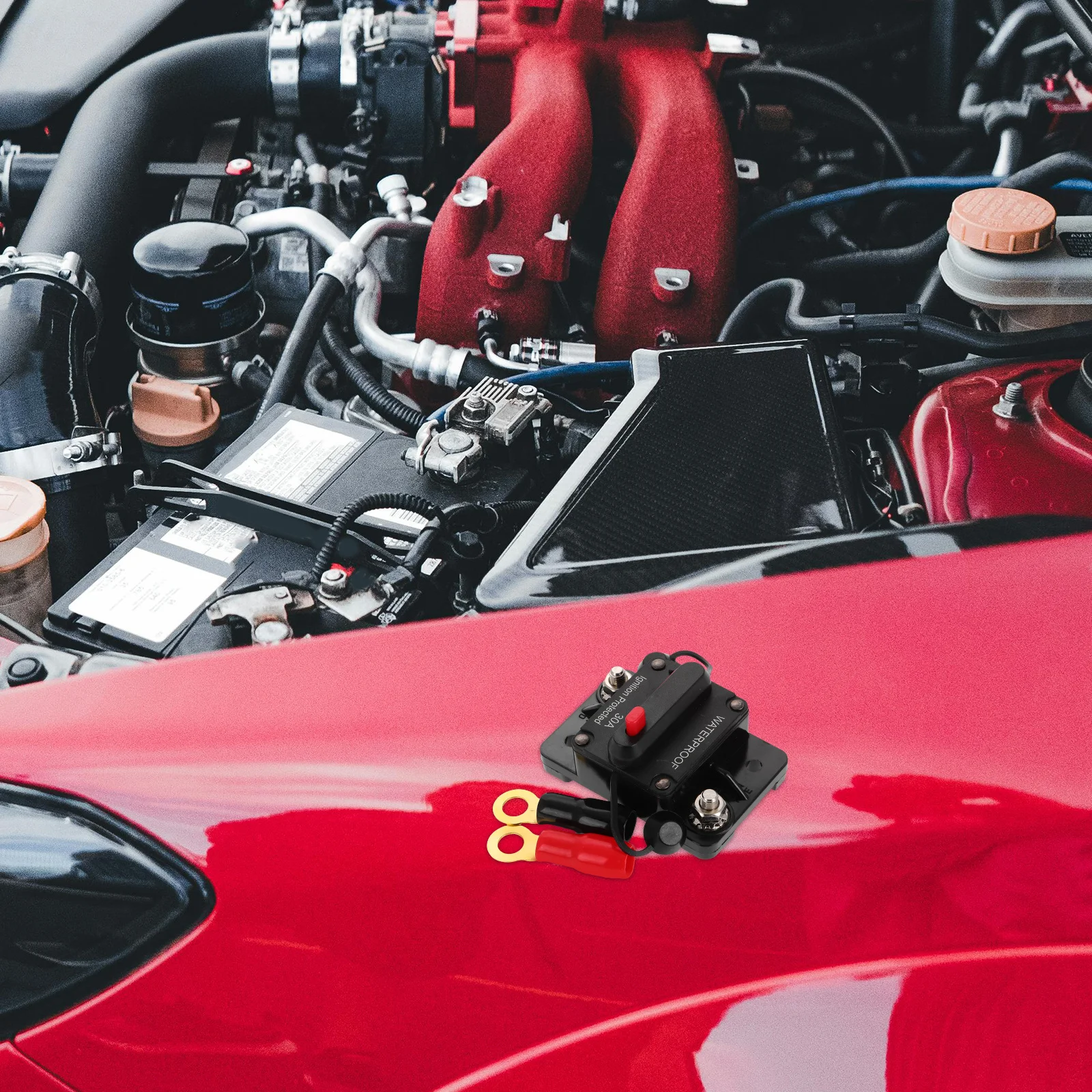 

Circuit Breaker 30 Amp Resettable Manual Reset Dc Fuse Block Circuit Breaker for Car Audio Marine Rv Boat Solar Panel Trolling