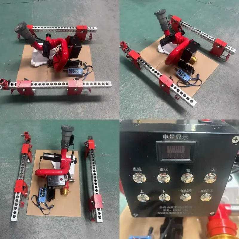 2026 High-Capacity Flexible Aluminum Alloy Multi-degree-of-freedom Remote-Controlled Fire 90 Dual-Rotation 30 L/s