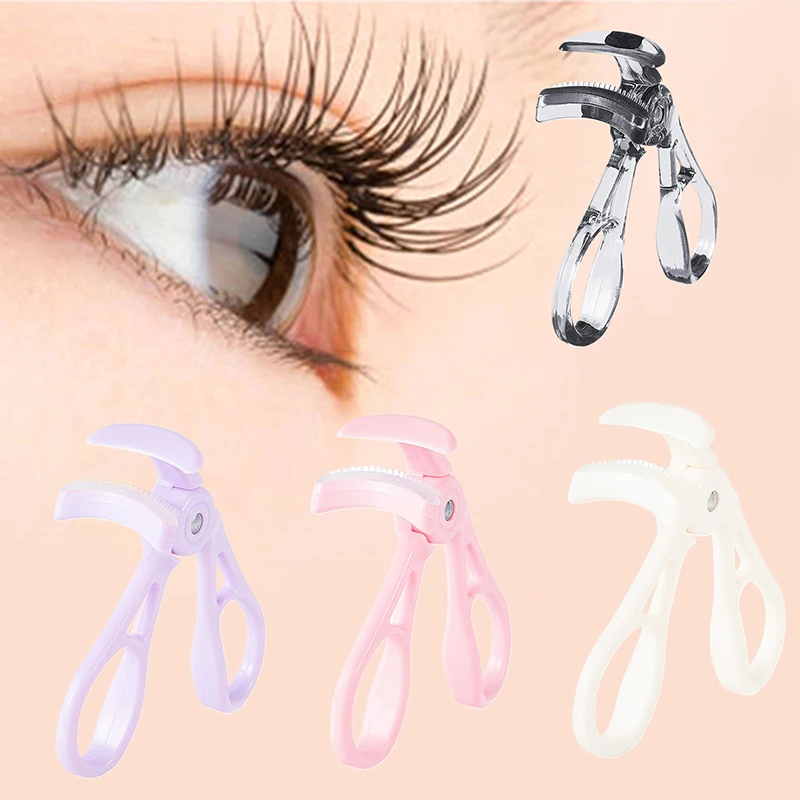【F】1PC Plastic Eyelash Curler Wide-Angle Partial Makeup Eyelash Curler Cosmetic Clip Lash Lift Tool Eyelash Clamp Comb