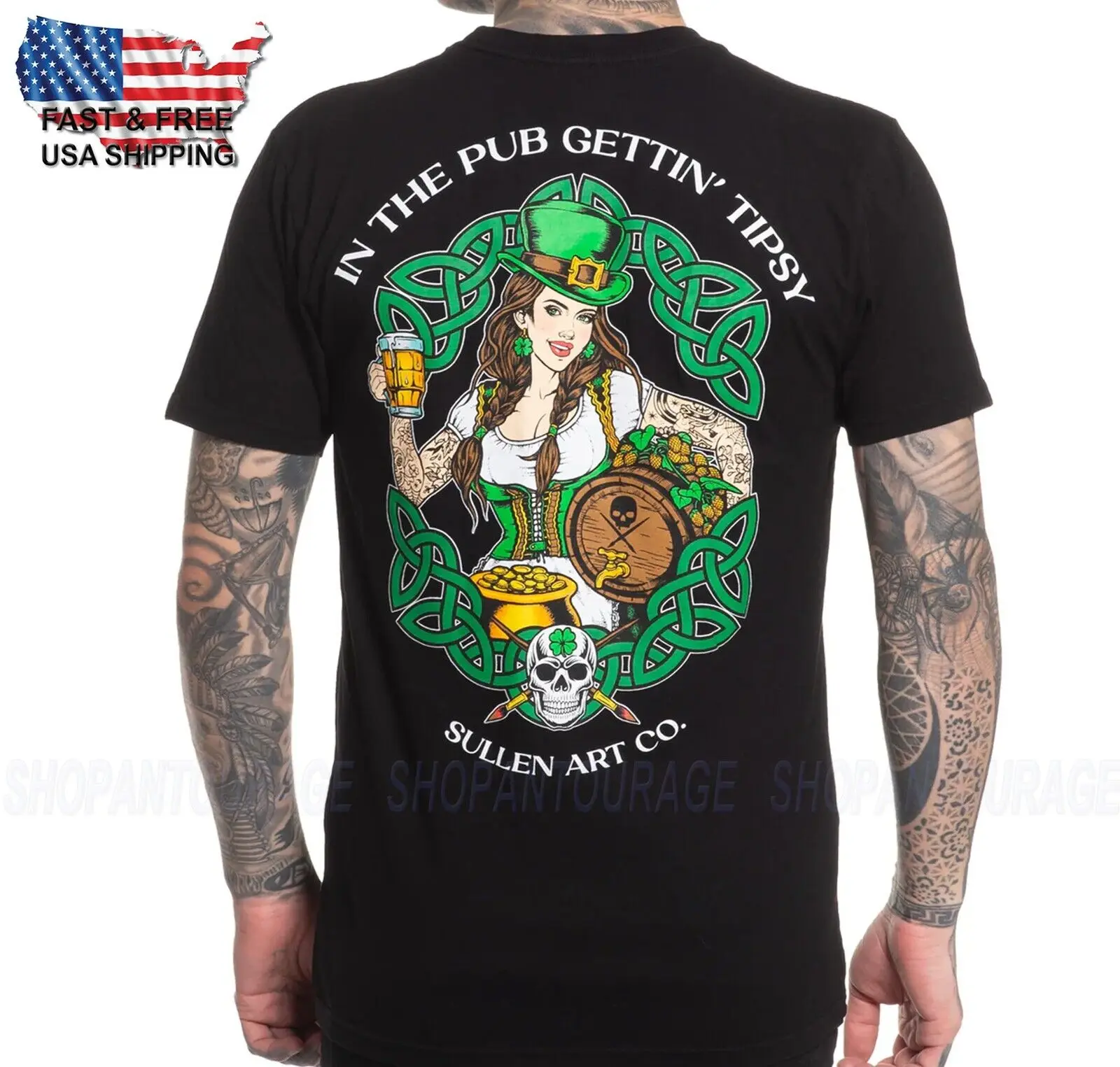 

Sullen Art Collective In The Pub Premium SCM7110 Short Sleeve T-shirt For Men