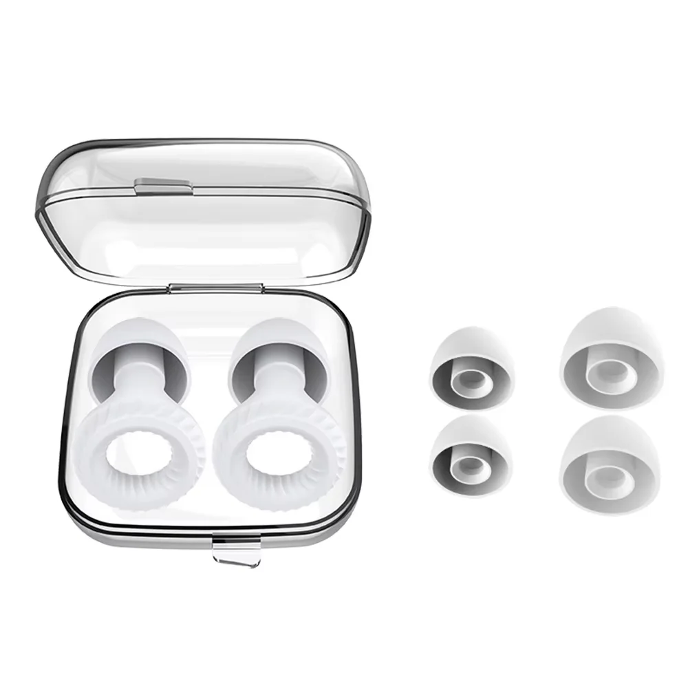High-Fidelity Resin Ear Plugs - Reusable 6 Ear Tips in S/M/L - Concerts & Festivals, Live Events, Musicians, DJs