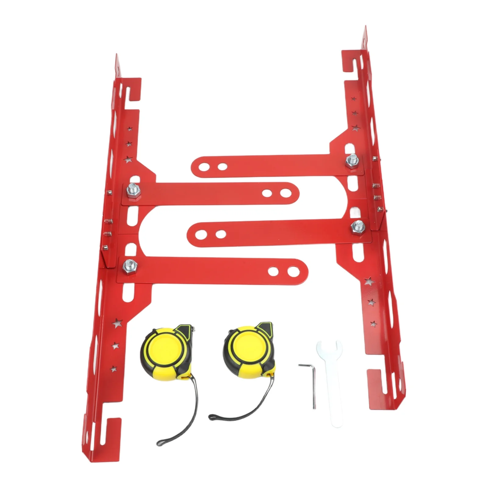 Auto Toe Alignment Tool Metal Plate With Measuring Tapes  Wrench Screw Replacement Car Wheel Alignment Tool Kit For Cars SUV view 4