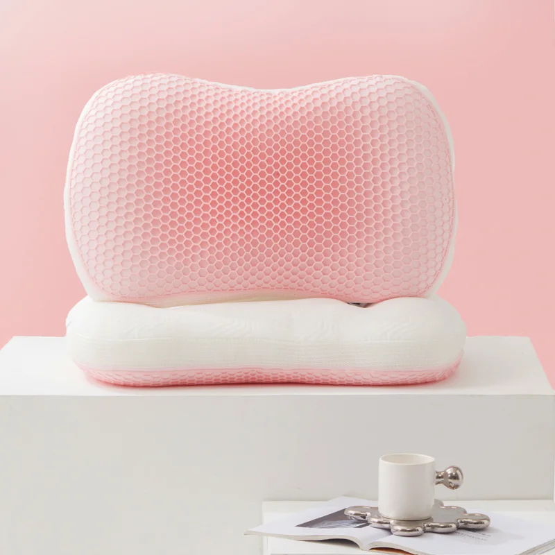 Pectin Cooling Protecting Cervical Vertebra Pillow Use Honeycomb Sleeping Pillows Soft Breathable Summer Winter High-end Pillow