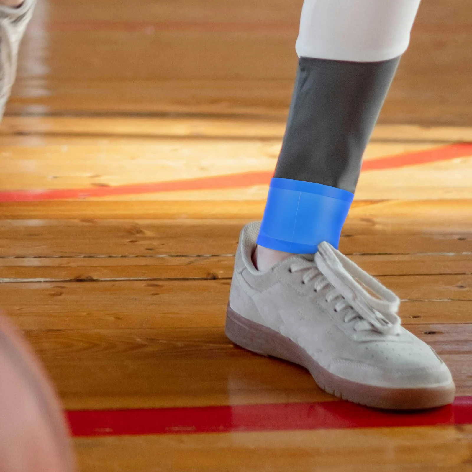 

Anti Silicone Shin Guard Bands Sports Leg Strap Holder For Soccer Basketball Running Shin Brace Reusable Shin Guard 2pcs