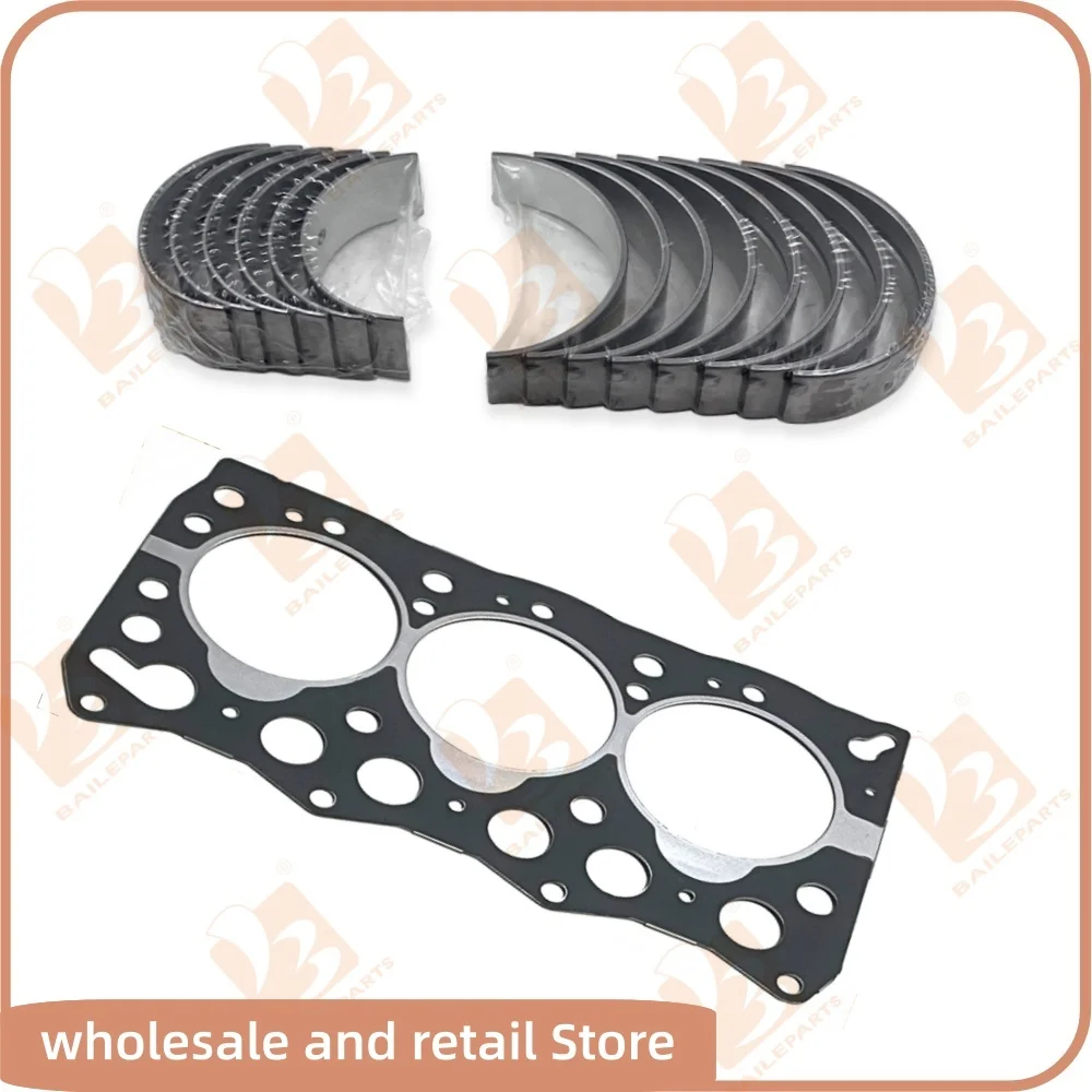 

For Isuzu 3LD1 Crankshaft Main Bearing & Con Rod Bearing Cylinder Head Gasket Engine Overhaul Rebuild Kit Spare Parts