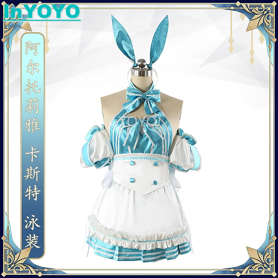 InYOYO Altria Caster Cosplay Costume Fate/Grand Order FGO Game Suit Swimsuit Swimwear Halloween Party Outfit XS-3XL Customized