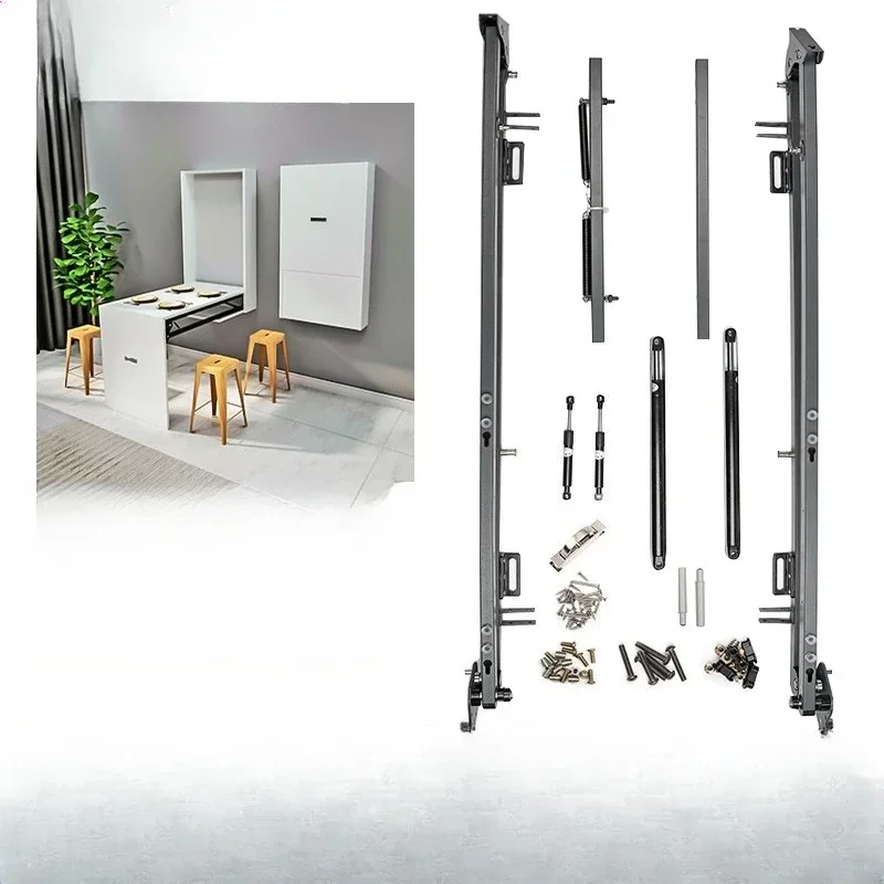 

Wall-mounted folding hidden dining table household small apartment wall-mounted multi-functional desk