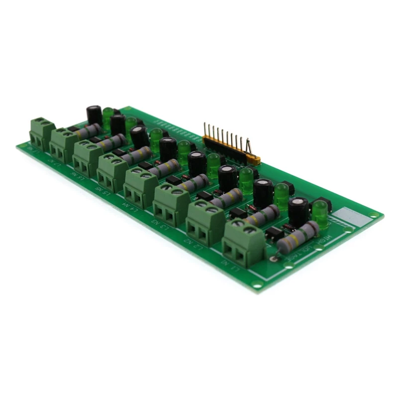 AC 220V 8 Channel Optocoupler Module 220V Optocoupler Isolation, 220V Voltage Detection, PLC Can Be Connected