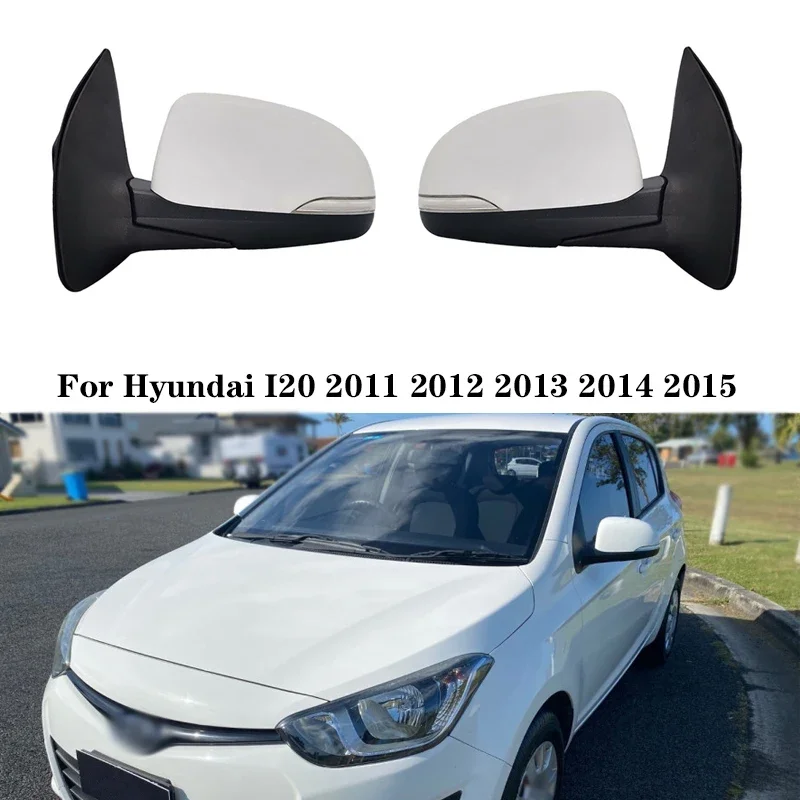 

Car Side External Rearview Rear view Mirror Assembly For Hyundai I20 2011-2015 Auto Turn Signal Electric Adjustment Mirror Assy