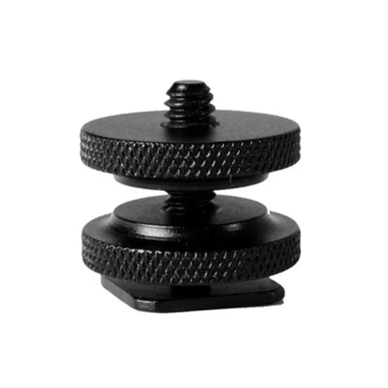 Алюминиевая камера горячая обувь с 1/4 -дюймовым винтовым адаптером для адаптера.