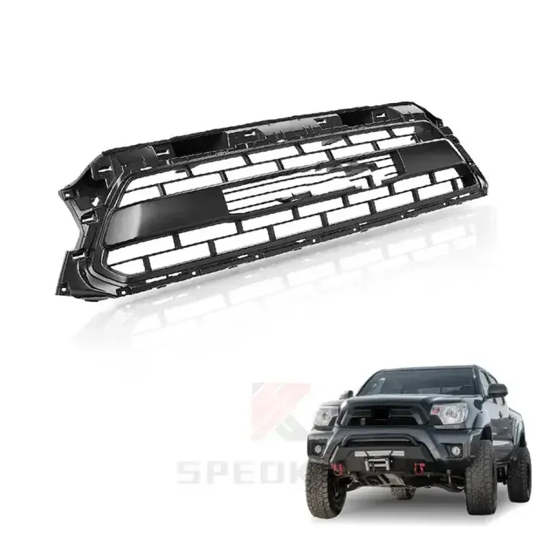 

Spedking 2012 Auto Parts Accessories Front Bumper Grille Car With Light For Tacoma