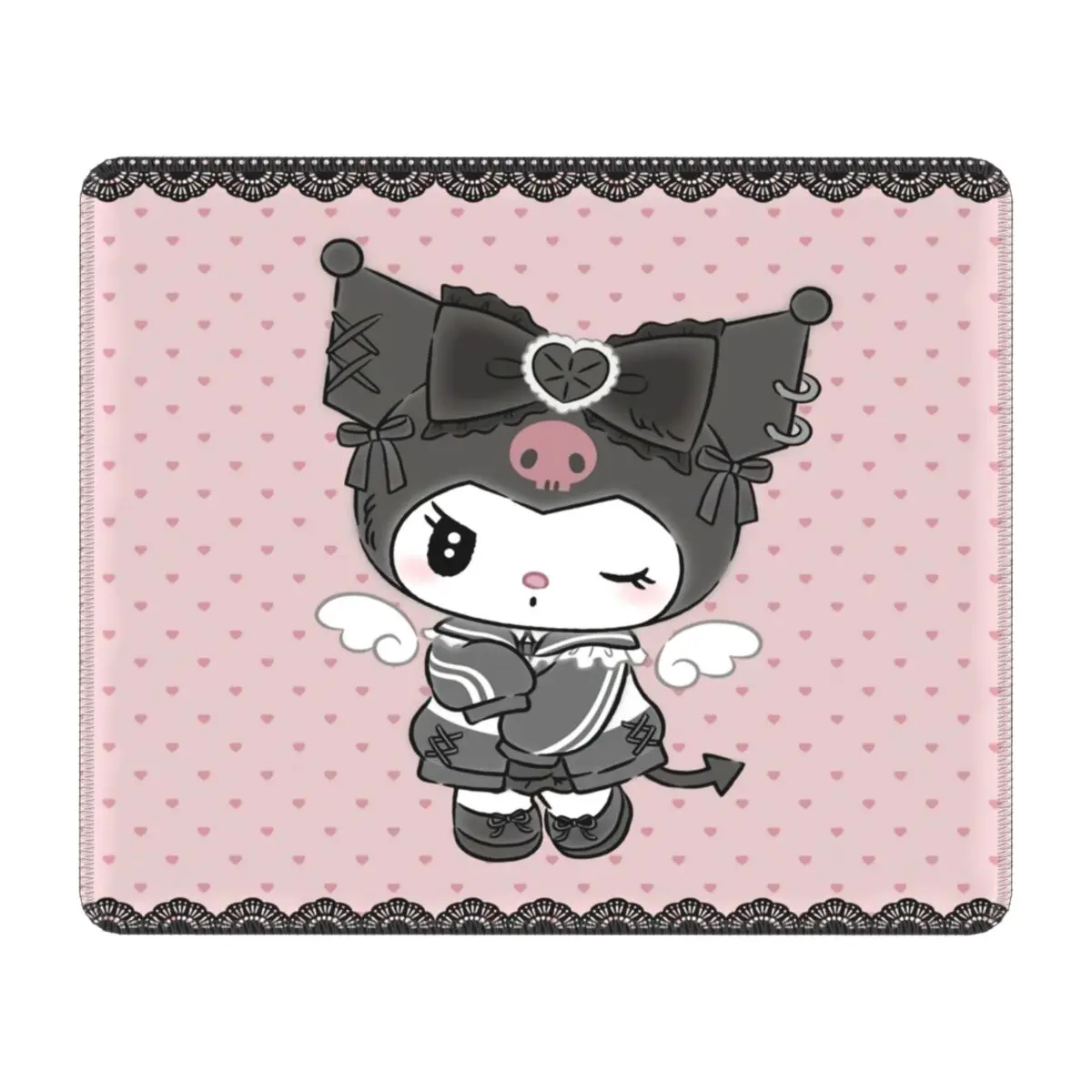 Custom PC Gaming Mouse Pad Non-Slip Rubber Base Melody Kuromi Cartoon Anime Mousepad Office Desktop Mat