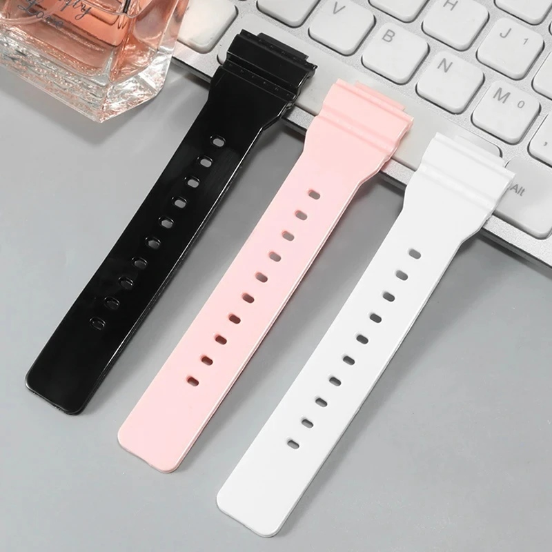 Silicone Strap Substitute For G-Shock GMA-S110/S120/S130/S140/DW-5600 Series Female Male Interface Rubber Watch Strap.