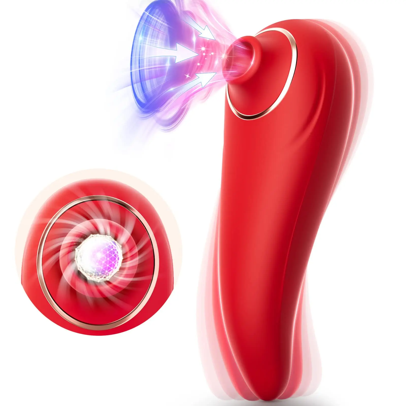 

Clitoral Sucking Vibrator Sex Toys - Adult Toys Dildo Vibrating Sucking for Her Pleasure Toys for Women's Sex with 9 Suction