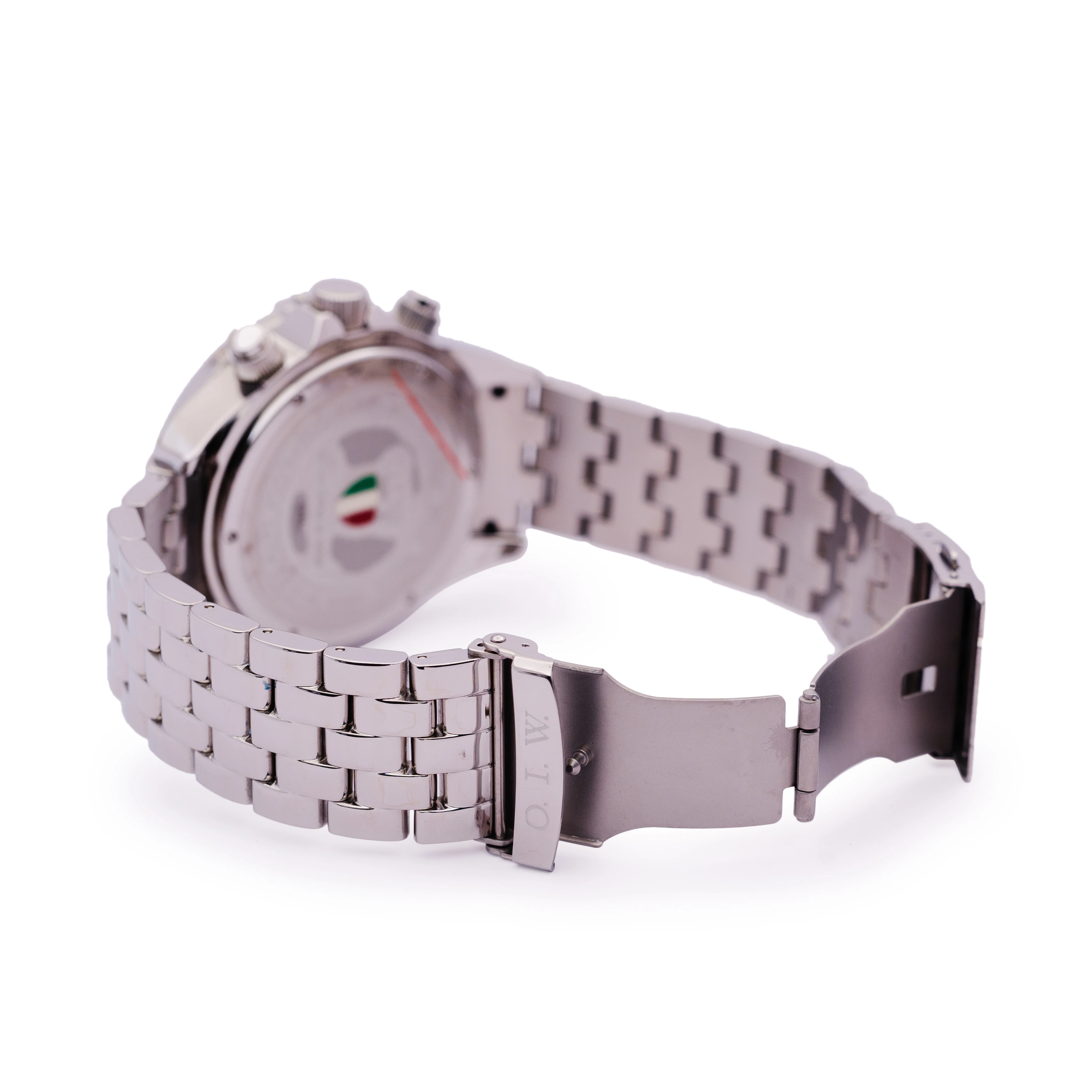 高級モントルオムメンズステンレススチールアナログクォーツ時計防水発光パワーリザーブシンプルなスタイルガラス