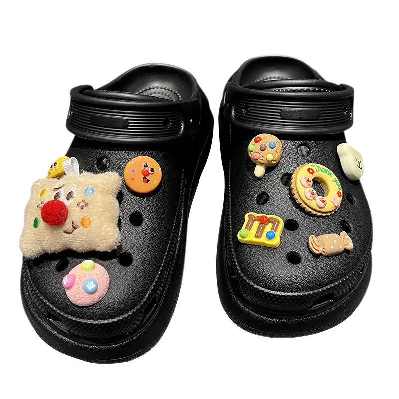 Whole Set Hot Sale DIY Hole Shoes Charms for Cute Cartoon Handmade Charms Designer Quality Garden Shoe Decoration Girl Gift